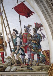 Martelaarschap van St. Philippus, zuidmuur van de Strozzi-kapel, ca. 1497-1502 (fresco) (detail) door Filippino Lippi